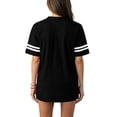 thumbnail image 3 of Replica Football Jerseys for Men Unisex Classic Blank Workout Sport Shirts Casual Fitness Outfits Black L, 3 of 5