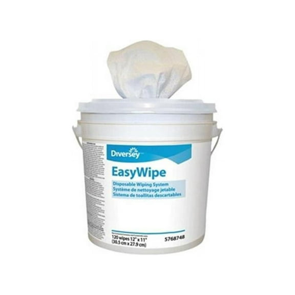 Disposable Wipes Refill, 12-1/2" x 10-5/8", 6 Pack, 120 Sheets/ Pack  DIVERSEY 5831874