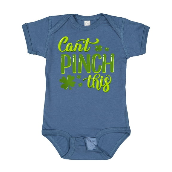 Inktastic St. Patrick's Day Can't Pinch This Hand Lettering Boys or Girls Baby Bodysuit