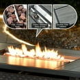 thumbnail image 4 of XIZZI 42" Propane Gas Fire Pit Table 50,000 BTU Outdoor Stainless Steel Metal Fire Pit with Dust Cover, 4 of 7