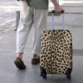 thumbnail image 3 of Brown and Black Leopard Print Luggage Cover Fashion Suitcase Cover Baggage Covers Fit 25-28 Inch Luggage (Go Travel), 3 of 5