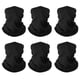 thumbnail image 1 of Mascarilla facial tipo bandana Neck Gaiter, paquete de 6 unidades, Finvizo, color negro, 1 of 7