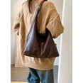 thumbnail image 6 of Deago Hobo Bags for Women Soft PU Leather Crossbody Shoulder Handbag Stylish Slouchy Tote Purses, Coffee, 6 of 7