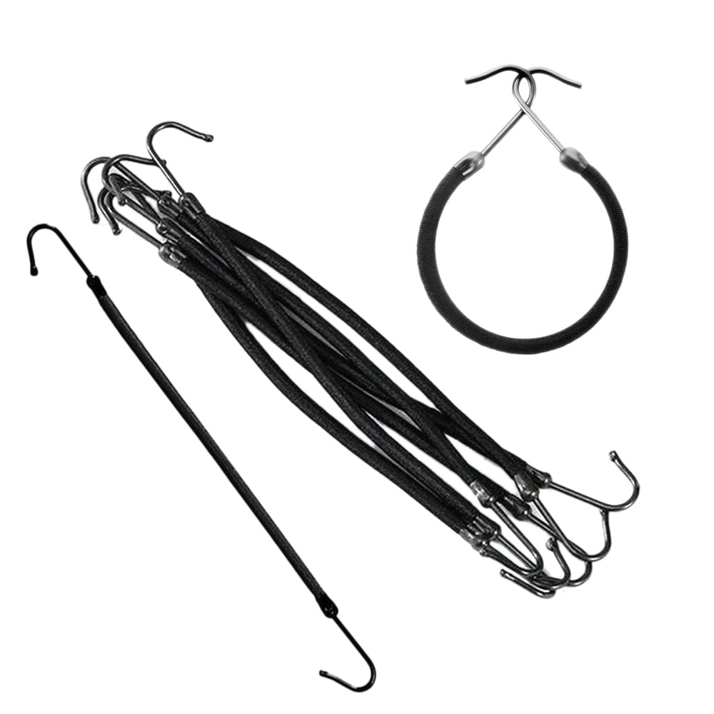 Nrpfell 20 Pack Hair Hook Ponytail Holder with Hooks Elastic Hair Styling Rubber Bands Hair