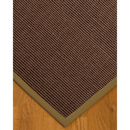 NaturalAreaRugs Alma Custom Sisal Rugs (6' x 6') Sage Border