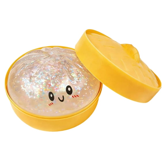 Glitter Dumpling, Glitter Dumpling Squishy Box, Dumplings Squishy, Anxiety Relief Fidget, Soft Squeeze Decompression Dough