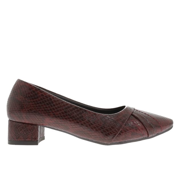 Zapatillas Cardi color rojo snake con tacón 24 Dorothy Gaynor Zapatillas Cardi color rojo snake con tacón 24
