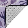 thumbnail image 4 of YFYANG 36"x24" Non-Slip Flannel Carpet Doormat, Living Room Bedroom Office Decorative Area Rugs, Indoor Purple Leaf Texture Floor Mats, 4 of 7