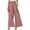 Pink Boho Pants for Women, variant on Women's Solid Color Cotton Linen Pants High Waist Long Palazzo Pants Comfy Baggy Slacks Straight Leg with Pockets Light Weight Fit Fashion Summer Trousers Pink M