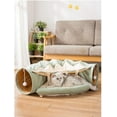thumbnail image 3 of Collapsible Removable Cat Tunnel Tube With Cat Bed Set, 3 of 11