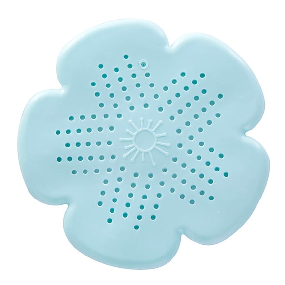 Injueey Colador de drenaje para fregadero de flores, atrapapelos TPR, ducha, bañera, filtro de suelo, tapón de agua, tapón de silicona para Suministros de limpieza para el hogar verde