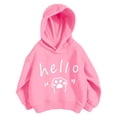 thumbnail image 3 of SJLDQY Girls Hoodies Casual Hooded Sweatshirt Long Sleeve Cute Graphic Pullover Tops Size 3-4 Years, 3 of 3