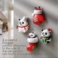 thumbnail image 4 of 4pcs 3D Fridge Magnets Christmas Magnets for Refrigerator Cute Animal Powerful Magnet for House Office Personal Use, 4 of 5