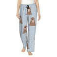 thumbnail image 1 of Balery Playful Walrus Wonders Pantalones de pijama para mujer, pijamas ultraligeros, pantalones de estar por casa-Large, 1 of 6