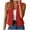 Red, variant on KIHOUT Fall Women's Sleeveless Vest Blazer - Fully Lined Lightweight Fashion Casual Work Office Tops with Pockets
