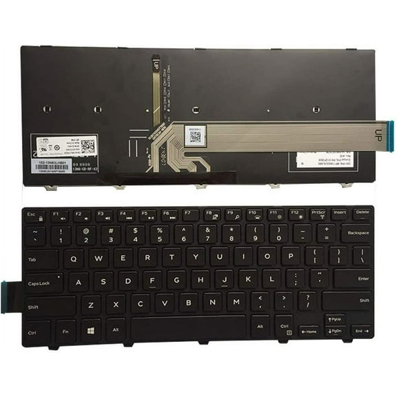 New US Black Backlit English Keyboard Replacement for Dell Latitude 3450 3460 P63G P63G001 3470 3480 3488 Light Backlight