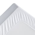 thumbnail image 4 of Peace Nest White Quilted Down Alternative Mattress Pad, Cotton Cover, Queen, 4 of 5