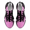 thumbnail image 5 of Neon Pink Stars Walking Shoes for Men Woman Lightweight Tennis Fashion Elastic Sports Shoes Cushion Basketball Shoes, 5 of 7