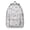 Grey, variant on Unisex Chic Bohemian Backpack, Boho Vintage Print Zipper Bag with Front Pocket, Durable Rucksack for School College Work Travel, Great Gift
