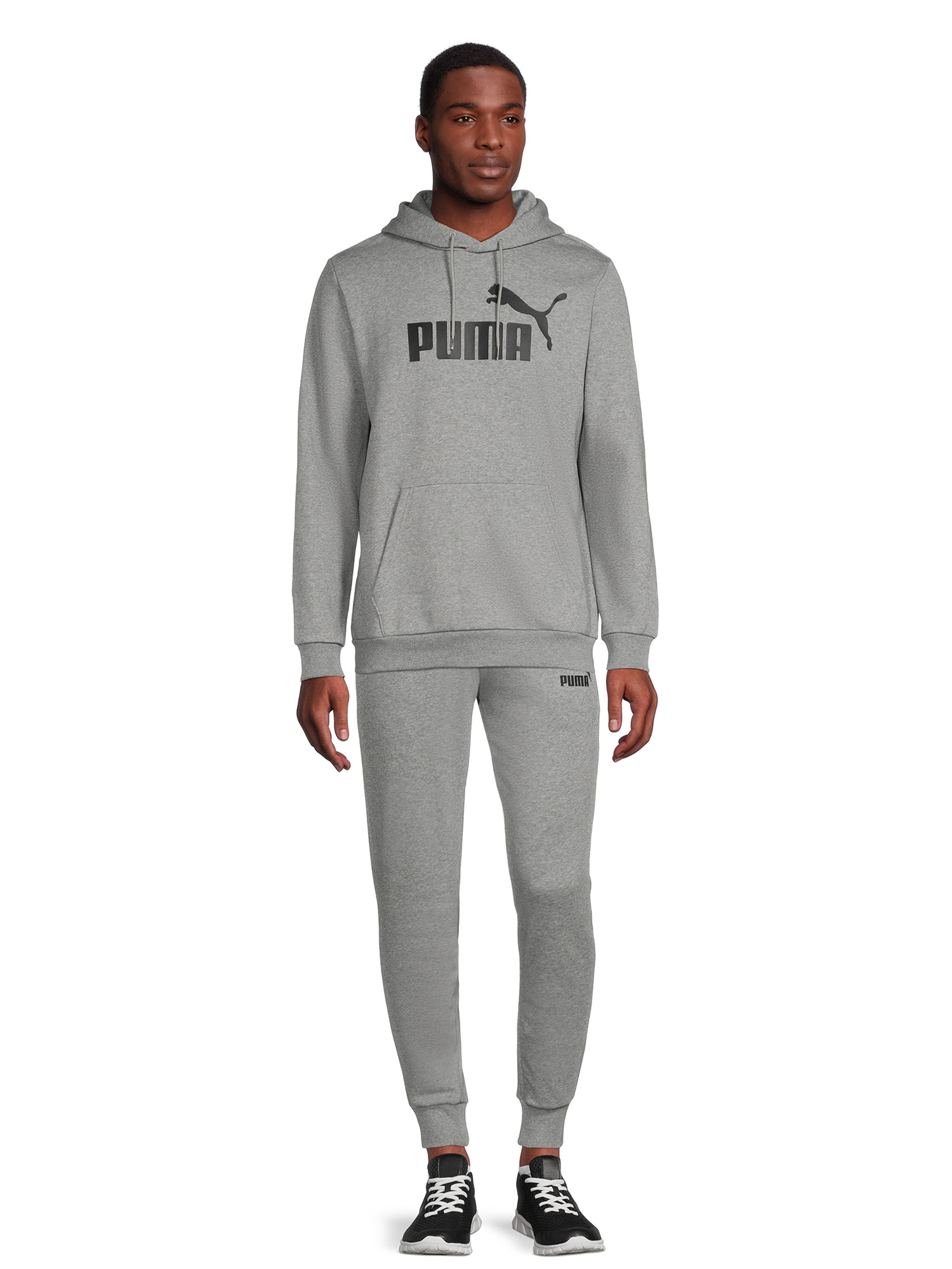 Puma Men's and Big Men's Fleece Logo Pullover Hoodie, Sizes S-XXL - image 5 of 5