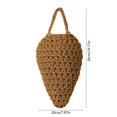thumbnail image 3 of Simulated Wasp Honeycomb Net Bag for Outdoor Wasp Control, Natural Cotton Rope Hand-Woven Decorative Hanging Nest, Durable Weatherproof Garden Patio Farm Orchard Pest Repellent, 3 of 6