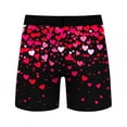 thumbnail image 4 of JSKUMAR Men's Funny Underwear Cute Heart Graphic Casual Breathable Woven Boxers Briefs Valentines Day Outfit for Men (Multicolor#9,XL), 4 of 8