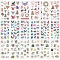 thumbnail image 2 of Wrapables Washi Stickers Sets for Scrapbooking, DIY Crafts for Stationery, Diary, Card Making, (18 sheets) Butterflies & Cats, 2 of 5