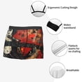 thumbnail image 3 of Gukieu Abstract Skull Guitar Art Print Men's Boxer Briefs, High Elastic Moisture Wicking Boxer Briefs Underwear-Large, 3 of 5