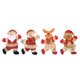 thumbnail image 1 of 4x Conjunto de decoraciones para árboles de Navidad, Adornos colgantes de felpa para Navidad, Decoraciones para interiores y exteriores, Navidad, Papá Zulema Alces colgantes, 1 of 8