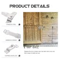thumbnail image 5 of CIMAXIC Easy Install Stainless Steel Door Clasp Lock for Wooden Gates and Doors, 5 of 6