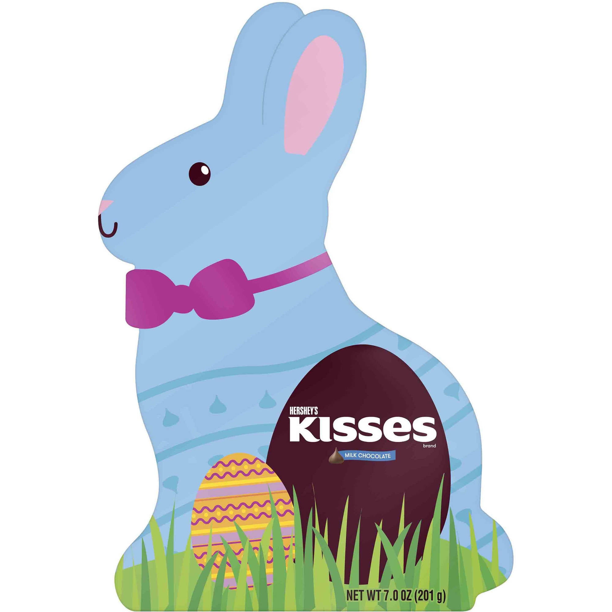 Hershey's Kisses Milk Chocolates in Easter Bunny Box, 7 oz by Generic