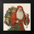 thumbnail image 2 of Wild Apple Portfolio 15x15 Black Modern Framed Museum Art Print Titled - Victorian Santa III, 2 of 5