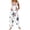 #01Beige, variant on Red White Blue Floral Star Overalls American Country Style Wide Leg Red 2XL