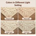 thumbnail image 7 of Design&I 8'x10' Washable Area Rug Large Vintage Boho Distressed Ornate Frame Oversized Border Extra Flowing for Dining Room, Office, Lounge, Snag-Free, 7 of 7