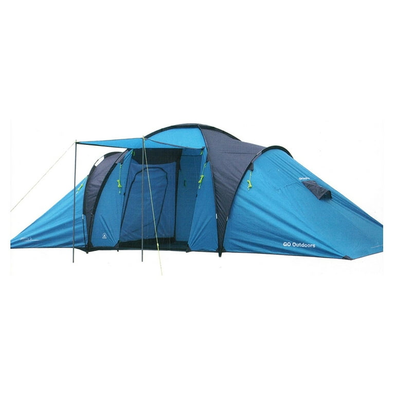 GO Outdoor 2 Room Family Tent 6 Person Family Tent Sierra 6 9921 0001 0202