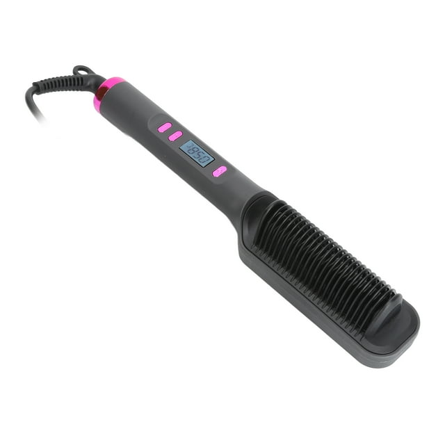 Cepillo Alisador De Pelo, Peine Alisador LCD Apagado Automático Para Salón