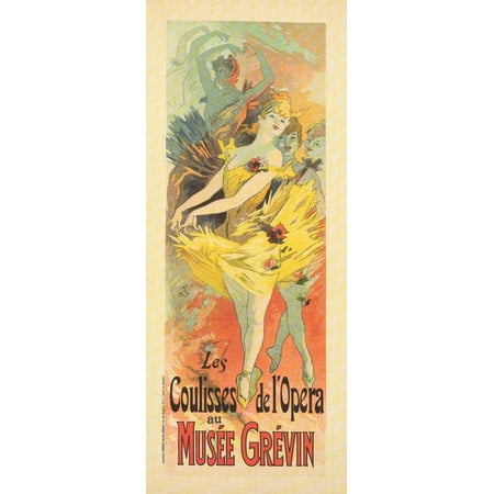Opera Wings with Dancing in Ballet type costume  Jules Chret was a French painter and lithographer who became a master of Belle poque poster art He has been called the father of the modern poster