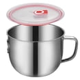 thumbnail image 2 of Stainless Steel instant Noodle Bowl with Lid,Stainless Noodle Bowl with Lid Set Leak Proof Soup Snack Bowls Storage Container Lunch Box, 2 of 9