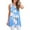 Bm02-FP Light Blue, variant on Womens Summer Casual T-Shirt V-Neck Sleeveless Tunic Tops for Leggings Loose Blouse Shirt