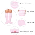 thumbnail image 7 of FOREEMME Kids Soccer Socks Pack Knee High Tube Stripes Socks Cotton Uniform Sports Socks for Toddler Boys Girls 3-6 Years, 7 of 7