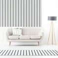 thumbnail image 2 of Graham & Brown Stripe Flat White Wallpaper - N/A, 2 of 4