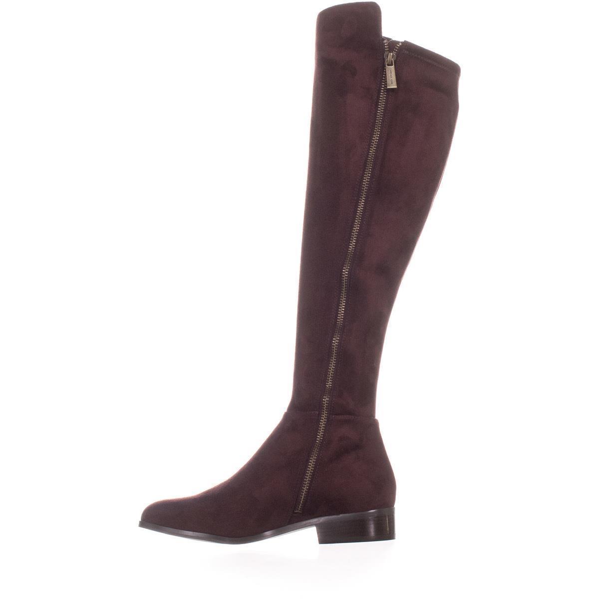 michael kors bromley riding boots damson