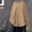 Yellow, variant on Pumxq Oversized Long Sleeve T Shirts for Women Side Split Round Hem Crew Neck Cotton Work Out Casual Fall Tunic Tops Black L