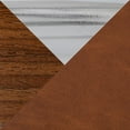 thumbnail image 2 of LumiSource Brown Toriano 24" Fixed-Height Counter Stool - Set of 2, 2 of 9