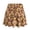 Capybaras, variant on Floral Pattern Built-in Shorts Running Skorts, 2 Side Pockets Comfortable Polyester Spandex Golf Skort for Tennis Yoga Outing