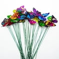 thumbnail image 7 of 50Pcs Colorful Butterfly Garden Stake Ornaments, Artificial Butterfly Flower Picks, Simulation Butterfly Lawn Decor Sticks, DIY Floral Vase Arrangement Butterfly Inserts, Fake Butterfly Stem Picks, 7 of 7