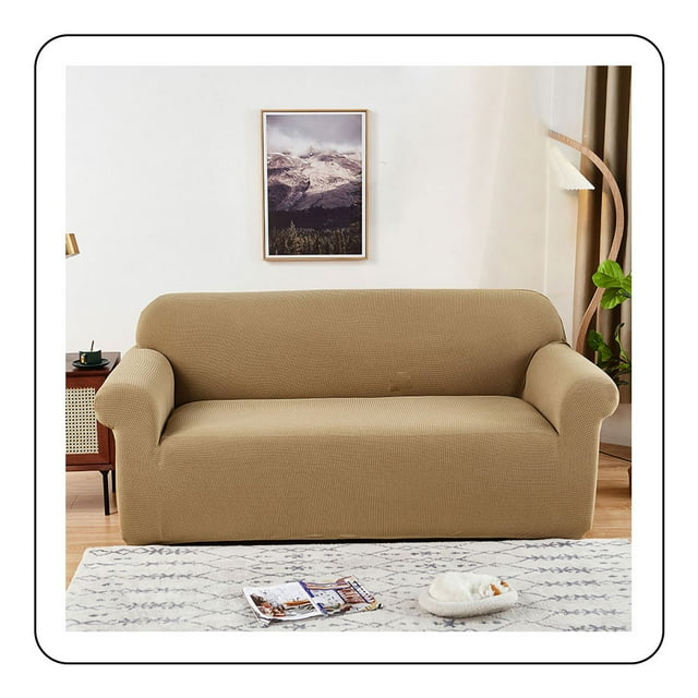 Enhanced Protection Slipcovers Stay In Place, Stretch Loveseat Sofa Slipcovers For Furniture Protector With Elastic Bottom, Quick And Effortless Setup