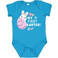 thumbnail image 3 of Inktastic My First Easter with Bunny Behind Egg Girls Baby Bodysuit, 3 of 5