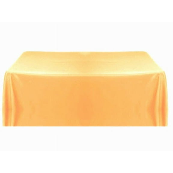 15 pack 60"×102" Seamless Polyester Tablecloths Wholesale Wedding Catering Dine", (Color: Gold)