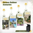 thumbnail image 6 of 33 Gallon Outdoor Trash Can with Lid, Heavy Duty Waterproof Resin Garbage Bin for Patio, Poolside, Backyard (2-Pack, Black), 6 of 7